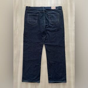 VTG Y2K Trust Jeans Baggy Wide Leg Denim Sz 46x32 *48x31